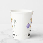 ジンジャーブレッドマンのベビーシャワー 紙コップ (右)