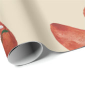 ジンジャーブレッドマンの包装紙 ラッピングペーパー (ロールコーナー)