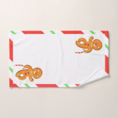 ジンジャーブレッドマンの浴室タオルセット バスタオルセット (ハンドタオル)