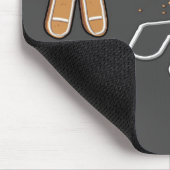 ジンジャーブレッドマンの皮肉な犯罪現場の「パン粉 マウスパッド (コーナー)