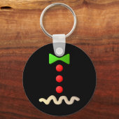 ジンジャーブレッドマンの衣装ハロウィーンの衣装 キーホルダー (正面)