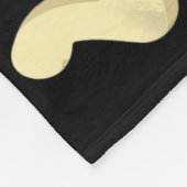 ジンジャーブレッドマンの衣装ハロウィーンの衣装 フリースブランケット (角)