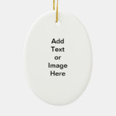 ジンジャーブレッドマンの記念品のオーナメント セラミックオーナメント (裏面)