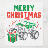 ジンジャーブレッドマンを愛する女おもしろいの子 ワインラベル (シングルラベル)