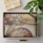 ジンジャーブレッドマンウィンタークリスマスティッシュペーパー 薄葉紙 (ギフト)