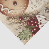 ジンジャーブレッドマンウィンタークリスマスティッシュペーパー 薄葉紙 (詳細)