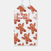 ジンジャーブレッドマンカスタムギフトラベル ギフトタグ (裏面)