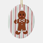 ジンジャーブレッドマンガールオーナメント セラミックオーナメント (右)