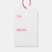 ジンジャーブレッドマンギフトラベル ギフトタグ (裏面)