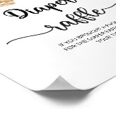 ジンジャーブレッドマンクッキーおむつラッフル ポスター (角)