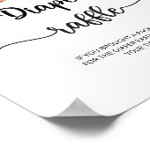 ジンジャーブレッドマンクッキーおむつラッフル ポスター (角)