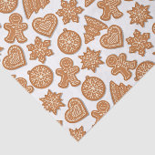 ジンジャーブレッドマンクッキーかわいいクリスマス 薄葉紙 (詳細)