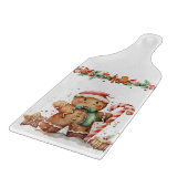 ジンジャーブレッドマンクッキーキャンディーケーン カッティングボード (角)