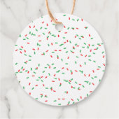 ジンジャーブレッドマンクッキークリスマススプリンクルズキッズ フェイバータグ (裏面)