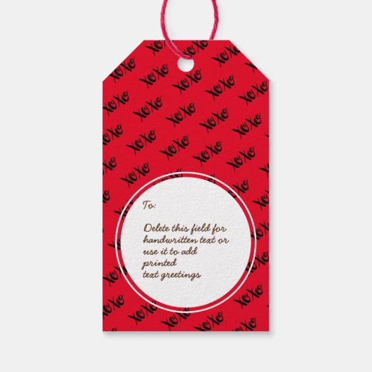 ジンジャーブレッドマンクッキークリスマスフォークアートギフト ギフトタグ (裏面)