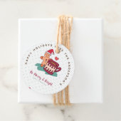 ジンジャーブレッドマンクッキークリスマスフォークアートギフト フェイバータグ (インサイチュ)