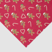 ジンジャーブレッドマンクッキーパターン 薄葉紙 (詳細)