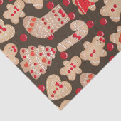 ジンジャーブレッドマンクッキーホリデイCookieおもしろいパーティー 薄葉紙 (詳細)