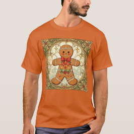ジンジャーブレッドマンクッキー クリスマスのお祭り Tシャツ