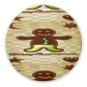 ジンジャーブレッドマンクッキー セラミックノブ (正面)