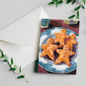 ジンジャーブレッドマンクッキー | メリークリスマス シーズンポストカード