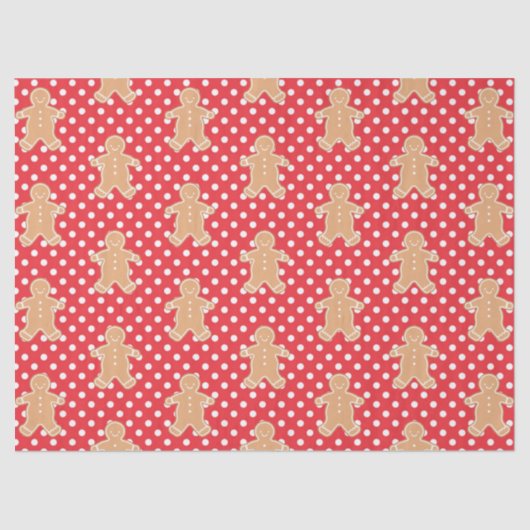 ジンジャーブレッドマンクッキー 薄葉紙 (正面)