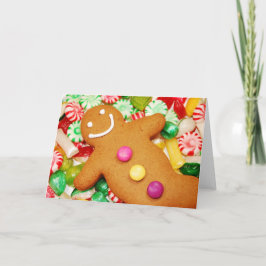 ジンジャーブレッドマンクリスマスカード シーズンカード