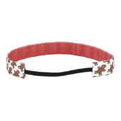 ジンジャーブレッドマンクリスマスクッキーホリデイベーキング アスレチックヘッドバンド (裏面)