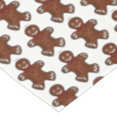 ジンジャーブレッドマンクリスマスクッキーホリデイベーキング テーブルクロス (アングル)