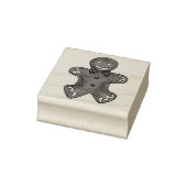 ジンジャーブレッドマンクリスマスクッキーホリデイベーキング ラバースタンプ (スタンプ)