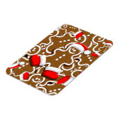 ジンジャーブレッドマンクリスマスサンタクロース装飾用クッション マグネット (左側)