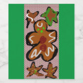 ジンジャーブレッドマンクリスマスツートーンコーヒーマグT-S ワインラベル (シングルラベル)