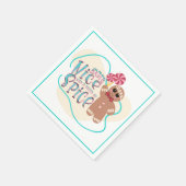 ジンジャーブレッドマンクリスマスパーティーナプキンズ スタンダードカクテルナプキン (角)