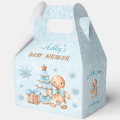 ジンジャーブレッドマンクリスマスベビーシャワー大切妻 フェイバーボックス (裏面)