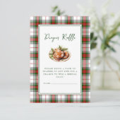 ジンジャーブレッドマンクリスマスベビーシャワー エンクロージャーカード (スタンド正面)