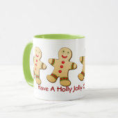 ジンジャーブレッドマンクリスマスマグ マグカップ (正面左)