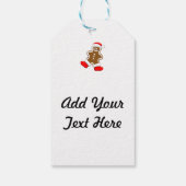 ジンジャーブレッドマンクリスマス ギフトタグ (裏面)