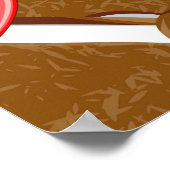 ジンジャーブレッドマンクリスマス ポスター (角)