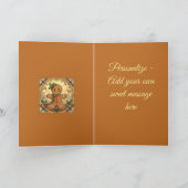 ジンジャーブレッドマンコokiesのクリスマスフェスティバル シーズンカード (内部)