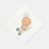 ジンジャーブレッドマンシェフ スタンダードランチョンナプキン (角)