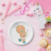 ジンジャーブレッドマンシェフ ペーパープレート (パーティー)