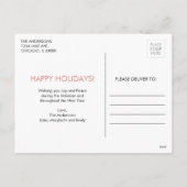 ジンジャーブレッドマンスウィートホリデーポストカード シーズンポストカード (裏面)