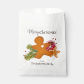 ジンジャーブレッドマンスタークッキースカンジメリークリスマス フェイバーバッグ (正面)