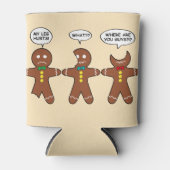 ジンジャーブレッドマンズマイレッグイティートホリデー 缶クーラー (正面)