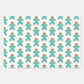 ジンジャーブレッドマンナースドクタースクラブ ラッピングペーパーシート (正面)