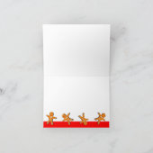 ジンジャーブレッドマンハッピーホリデイズ追加フォトカード1 シーズンカード (内部)