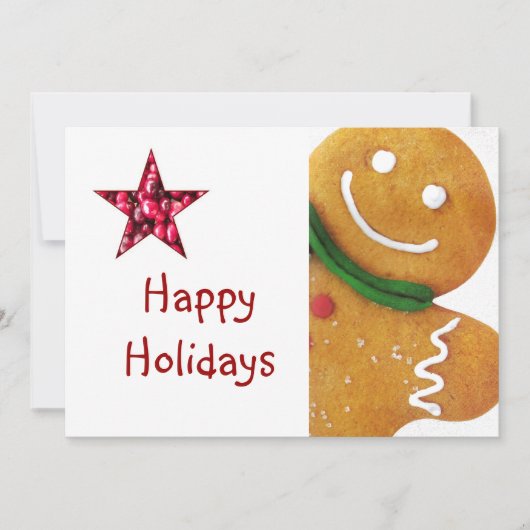 ジンジャーブレッドマンフォトカード シーズンカード (正面)