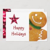 ジンジャーブレッドマンフォトカード シーズンカード (正面/裏面)