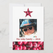 ジンジャーブレッドマンフォトカード シーズンカード (裏面)