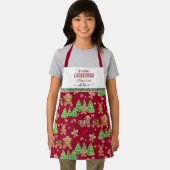 ジンジャーブレッドマンベーキングクリスマスメモリーズウィナナ エプロン (インサイチュ)